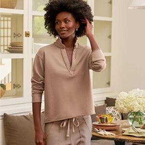 Frank & Eileen Camel Knit Jacket